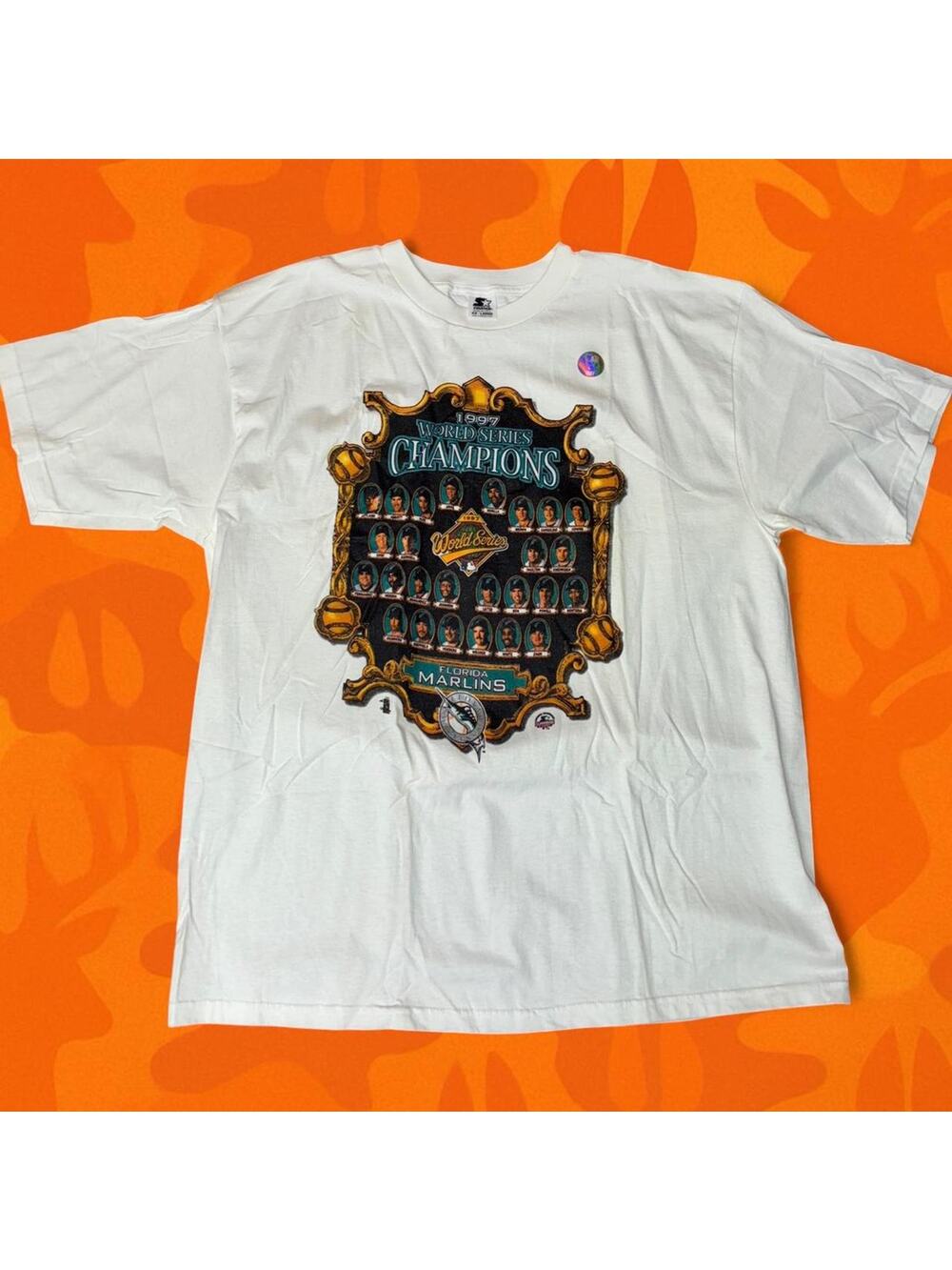 Vintage 1997 Florida Marlins World Series Champions Tee